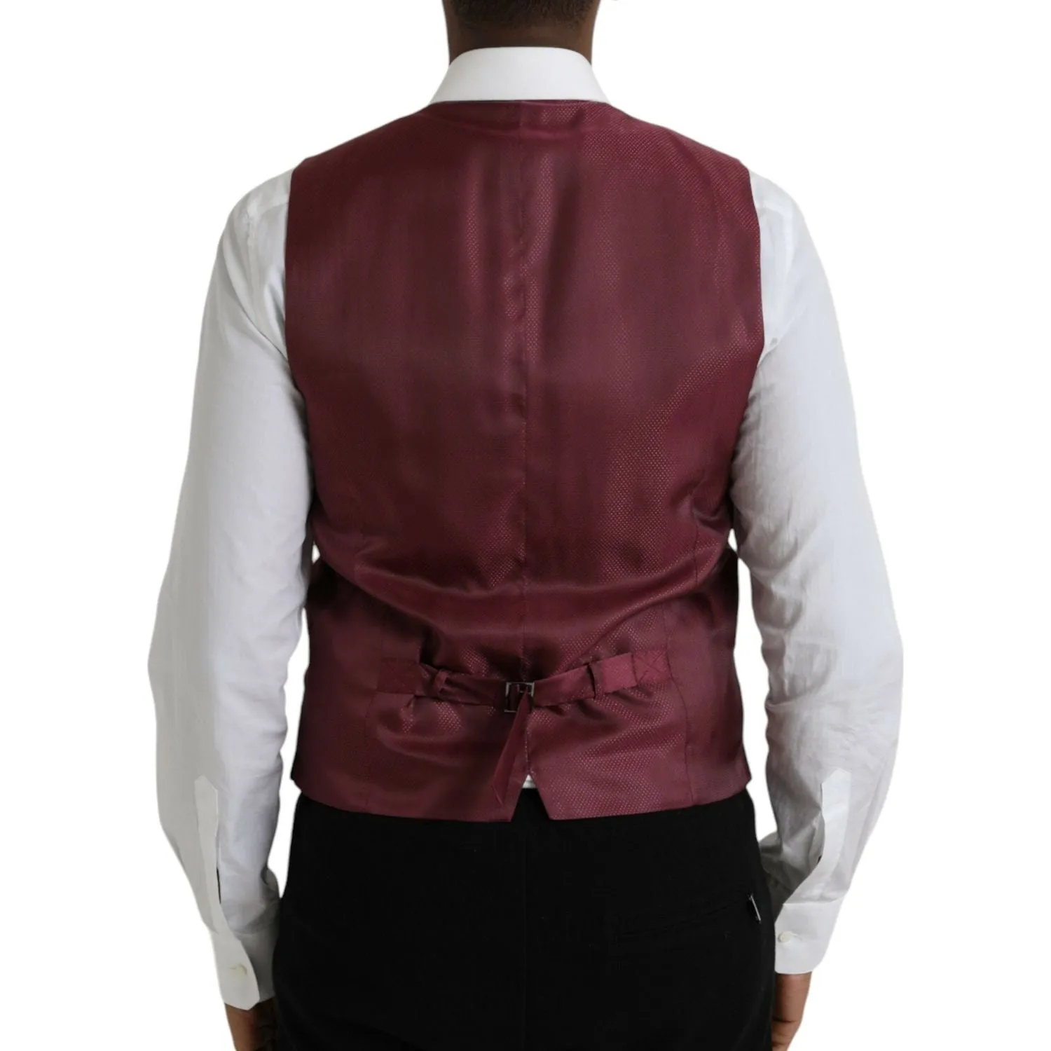 Dolce & Gabbana Multicolor Galaxy Silk Waistcoat Formal Vest