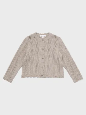 Estelle Knit Cardigan Mocha Beige