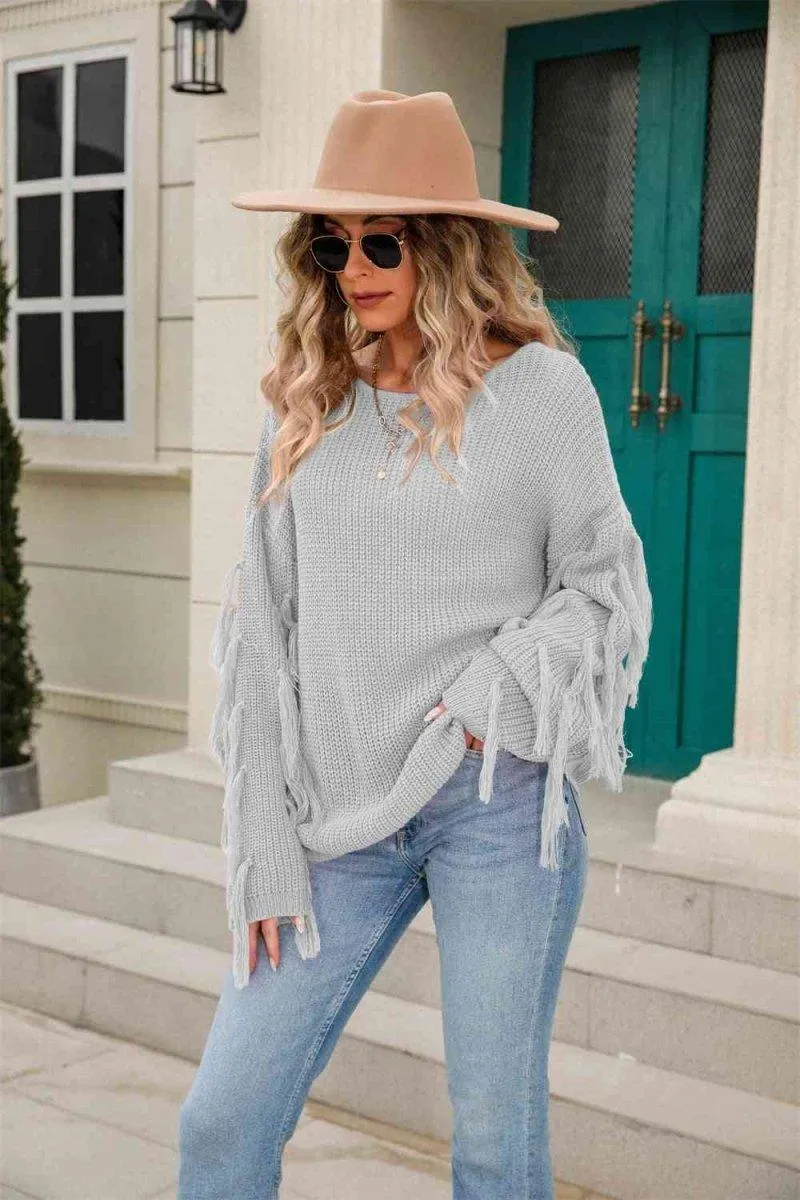 Faye Fringe Detail Sweater