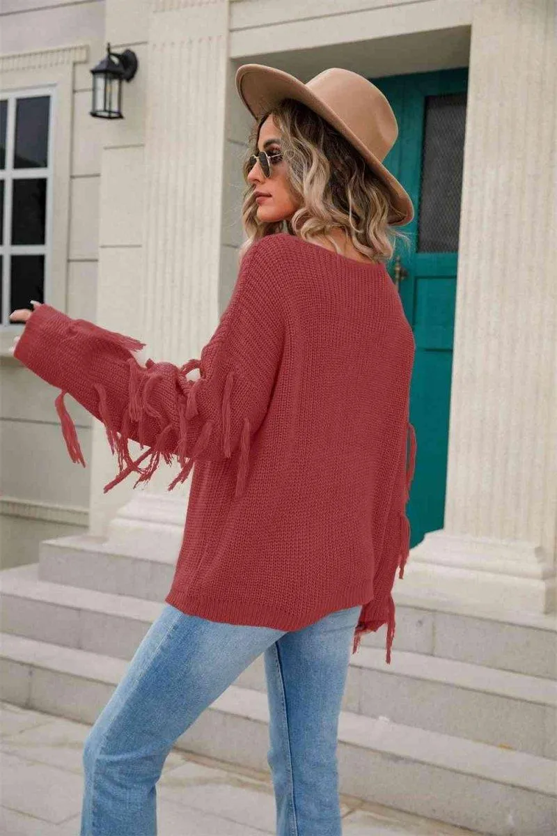 Faye Fringe Detail Sweater