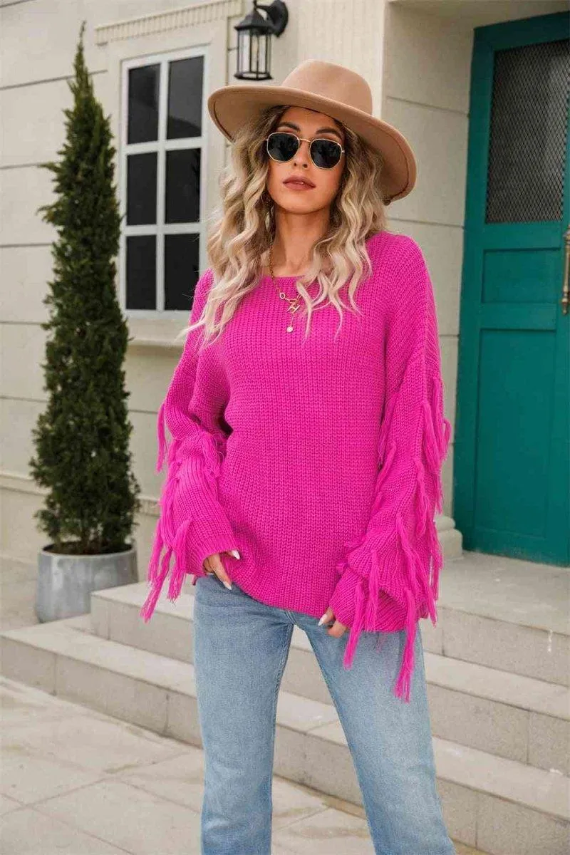 Faye Fringe Detail Sweater