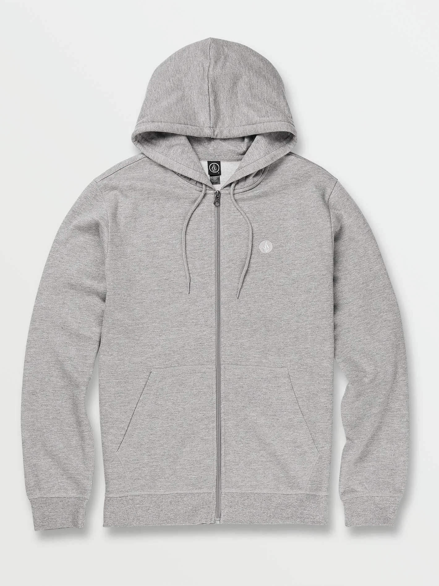 Foreman Zip Fleece Hoodie - Heather Grey