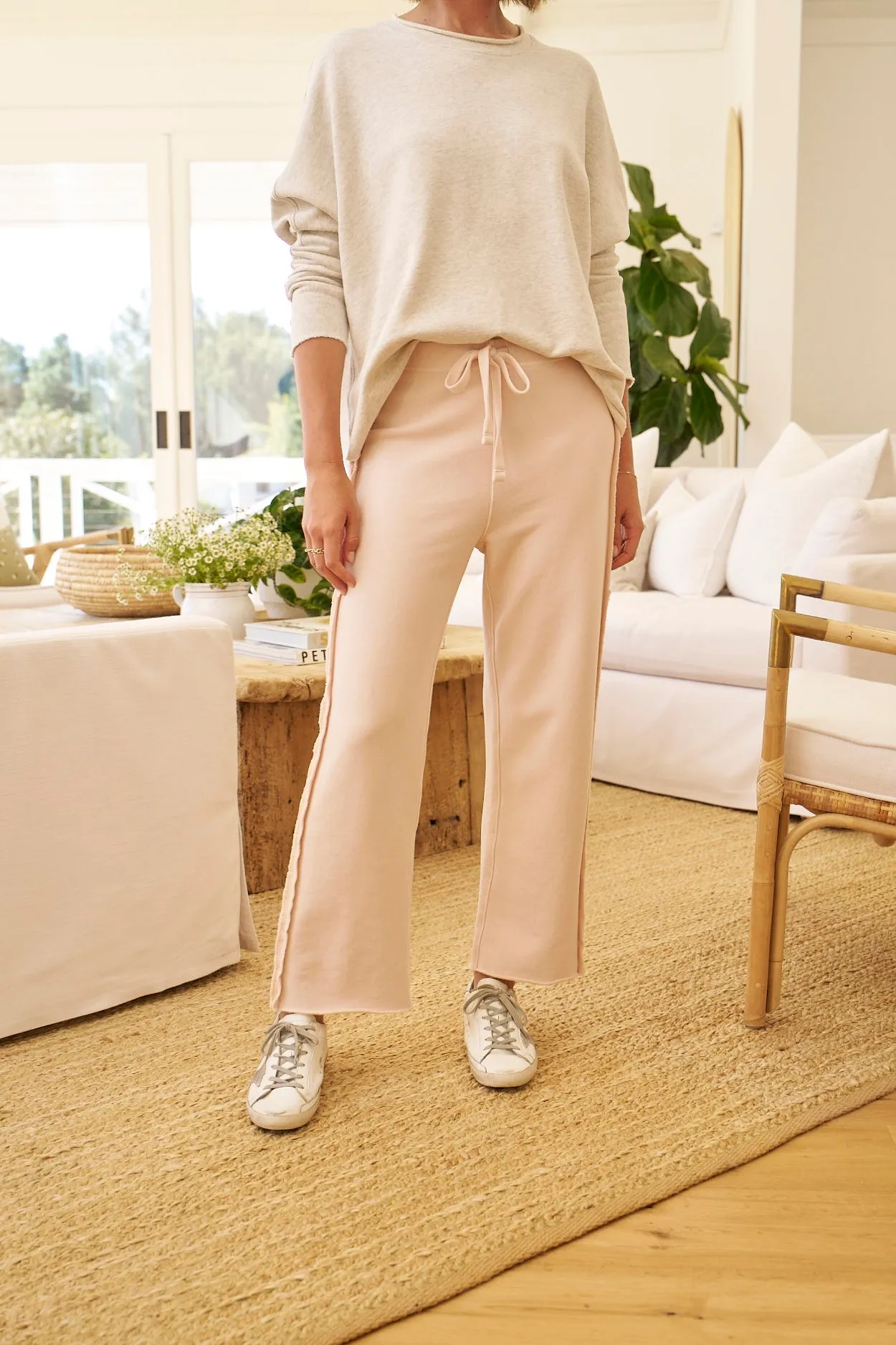 Frank & Eileen - Bella Full Sweatpant in Vintage Rose