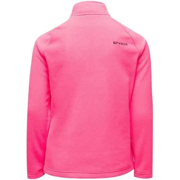 Girls' Speed Fleece Zip T-Neck