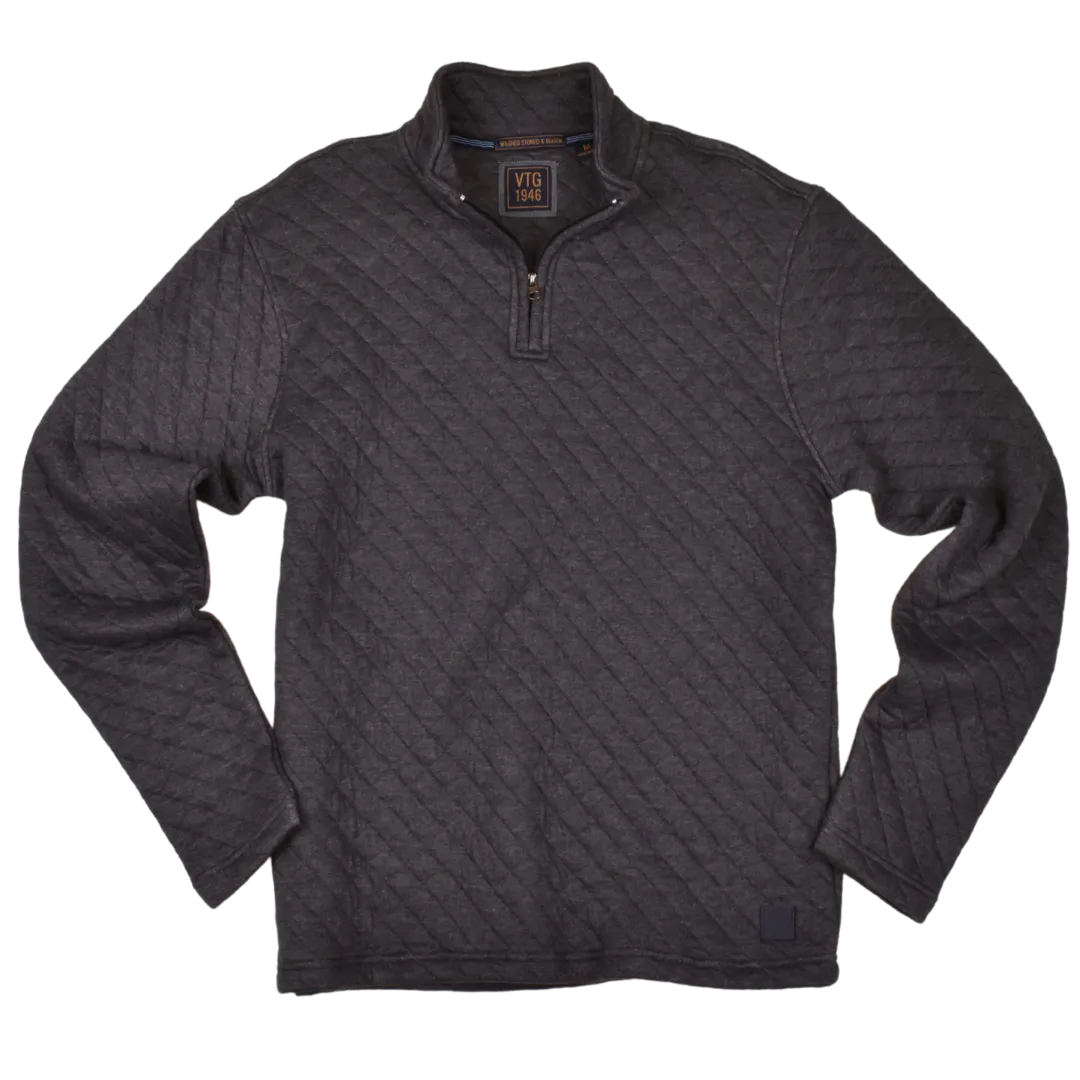 Heather Quilted Quarter Zip