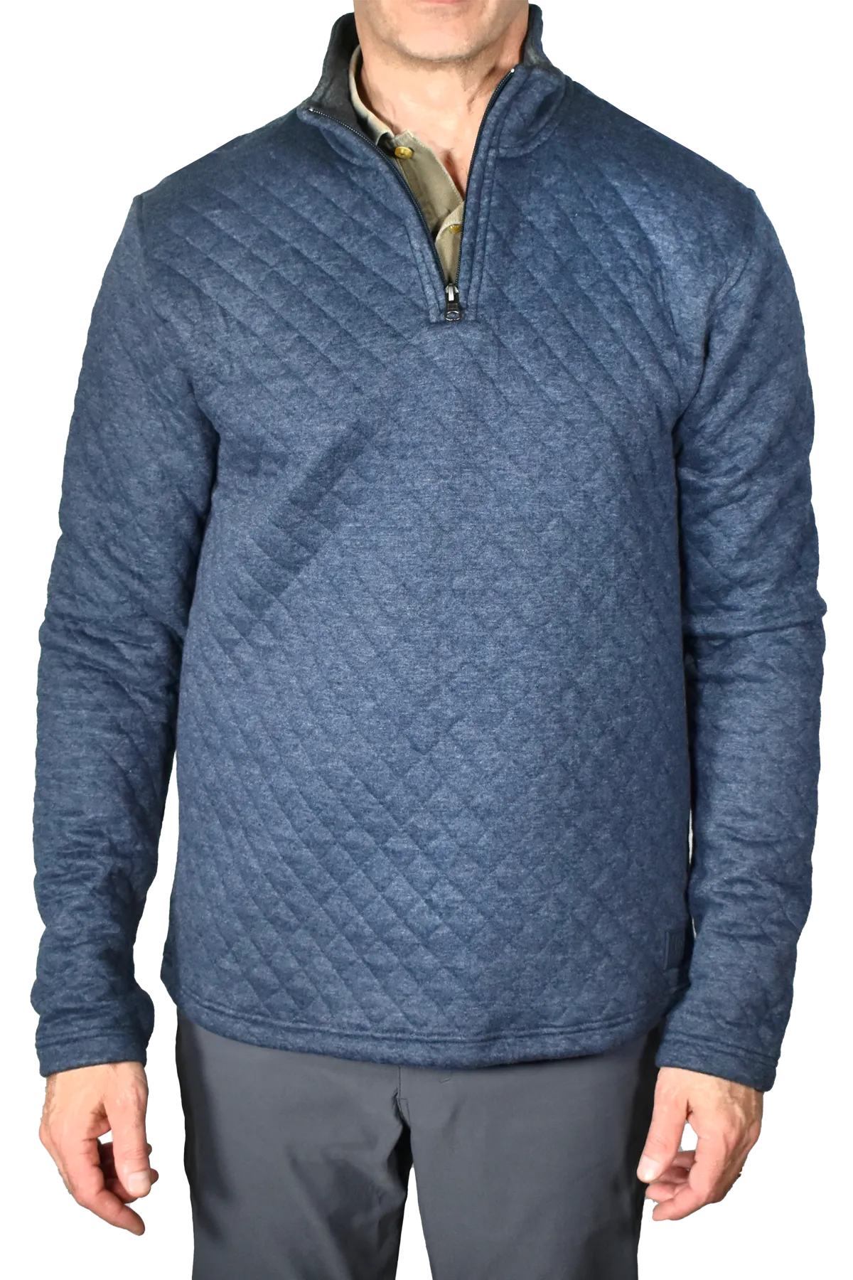 Heather Quilted Quarter Zip