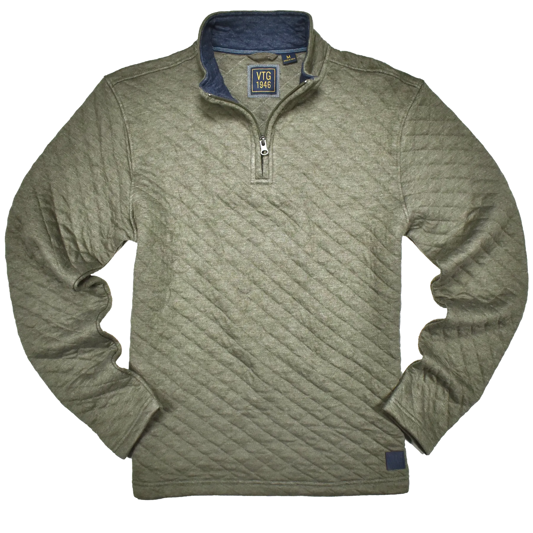 Heather Quilted Quarter Zip