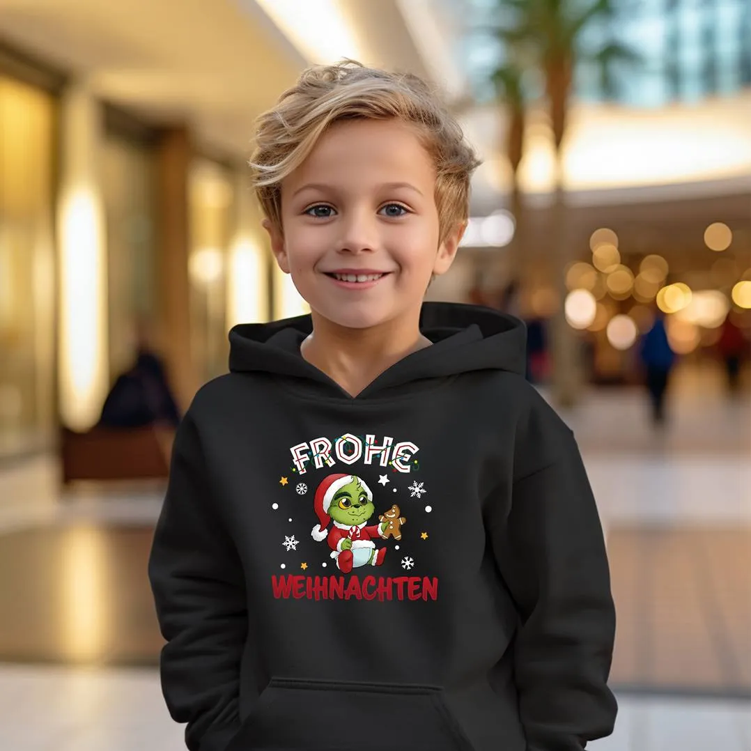 Hoodie Kinder - Baby Grinch - Frohe Weihnachten