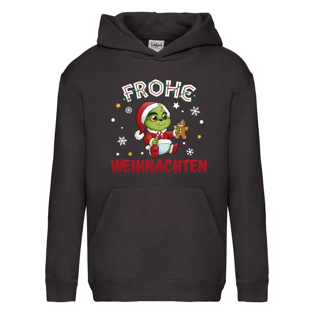 Hoodie Kinder - Baby Grinch - Frohe Weihnachten