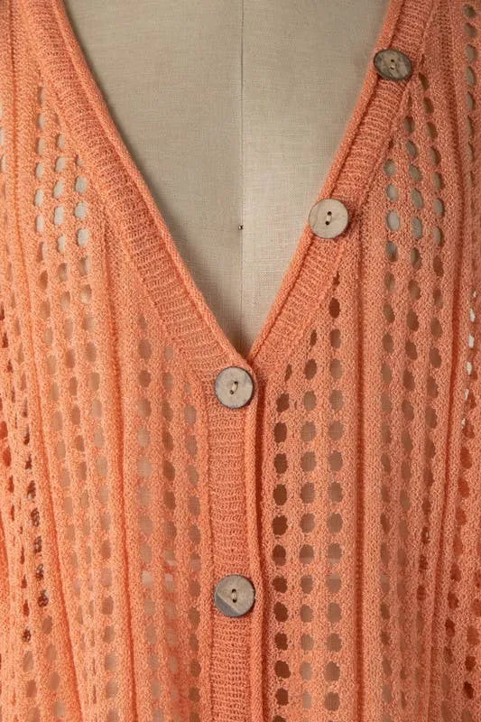 Hot August Nights Crochet Sweater