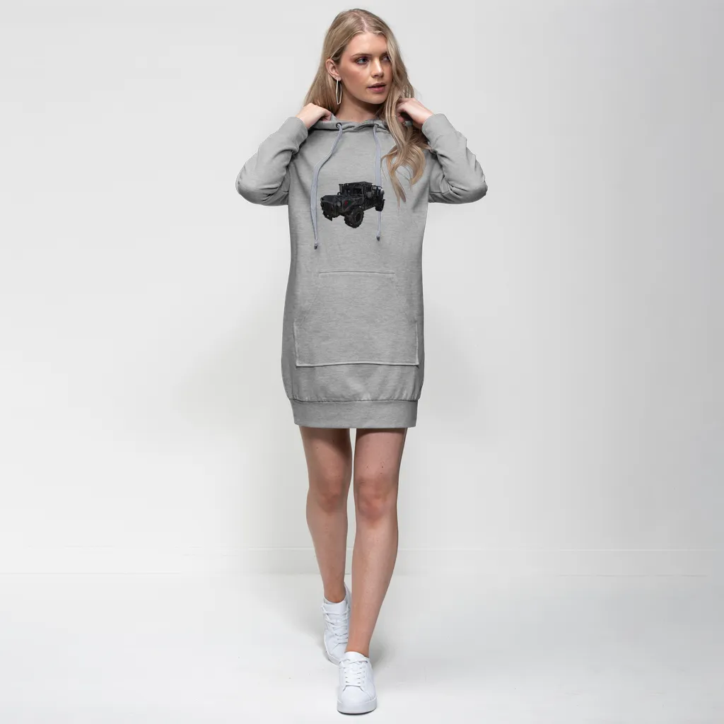 Hummer Vehicle  Premium Adult Hoodie Dress