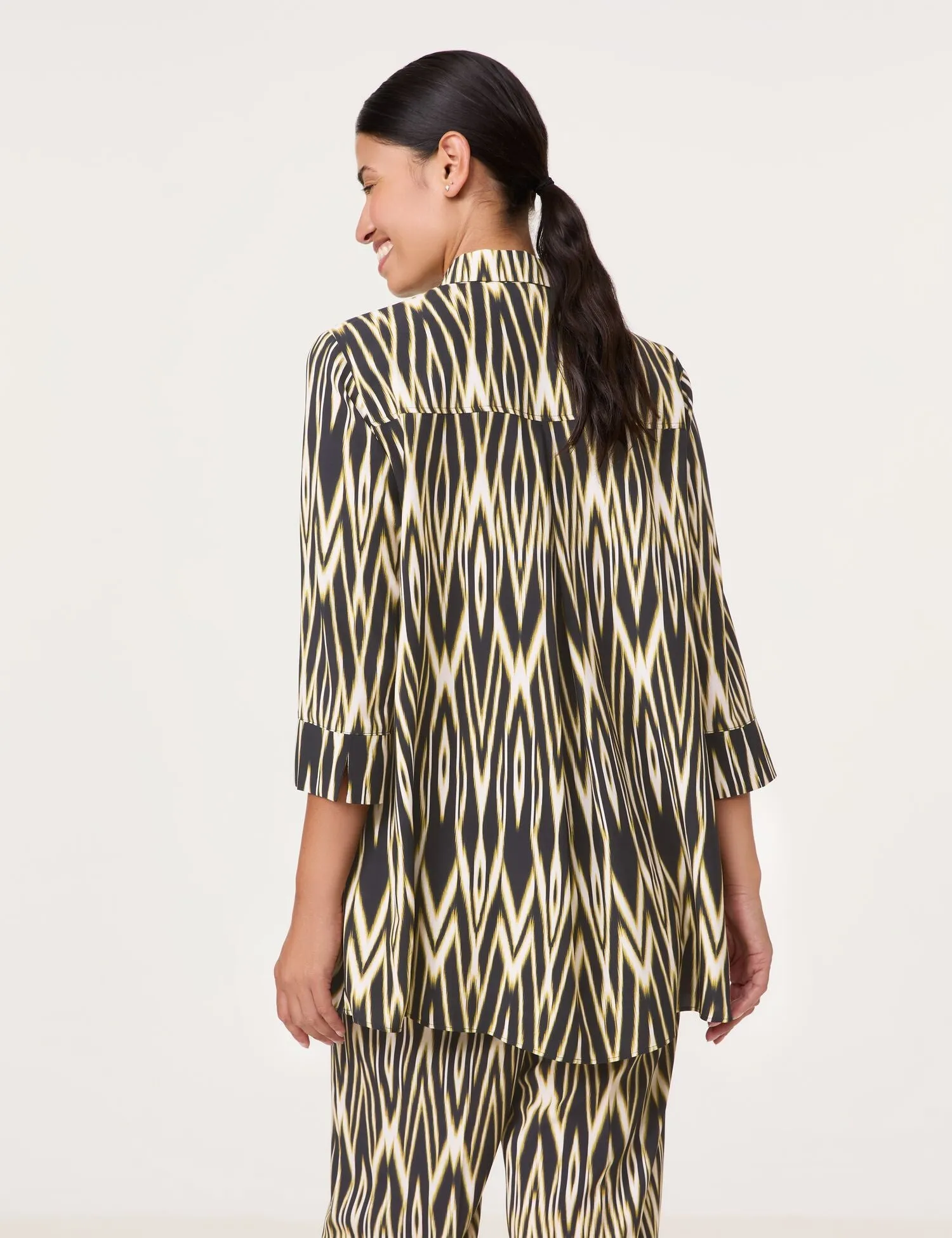 Ikat Print Blouse