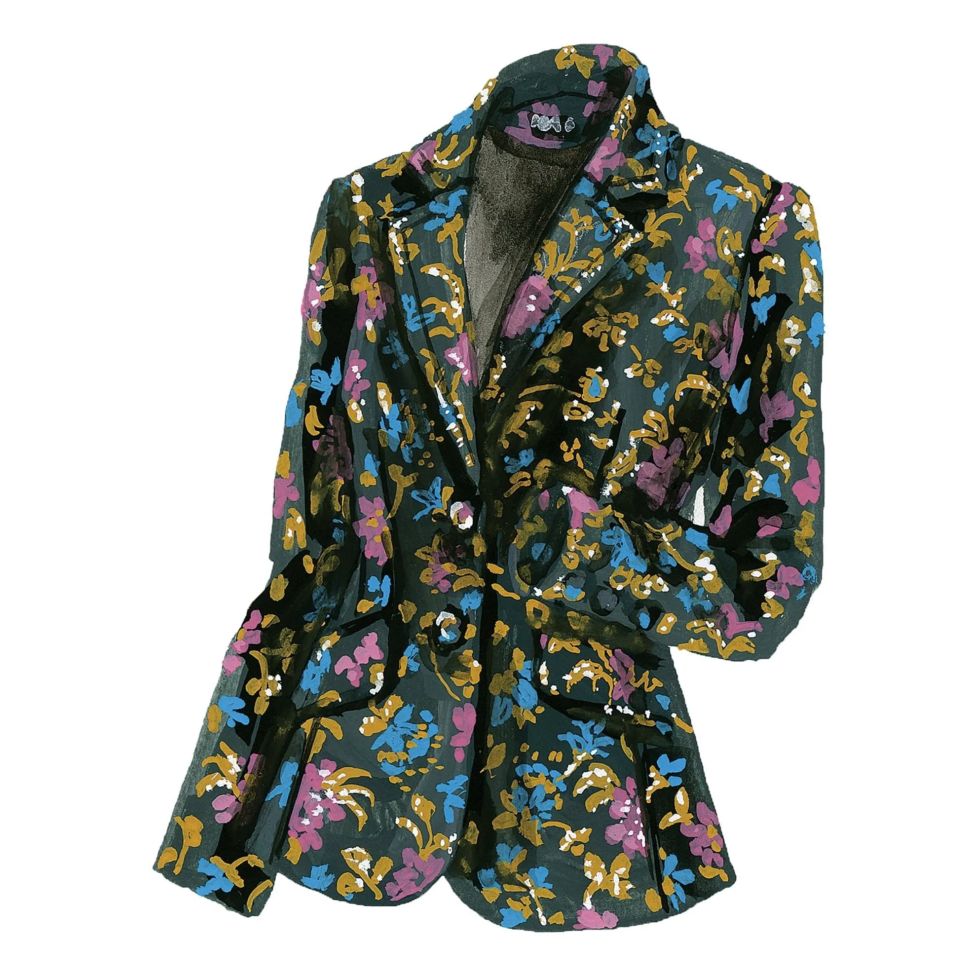 Jacquard Evening Blazer