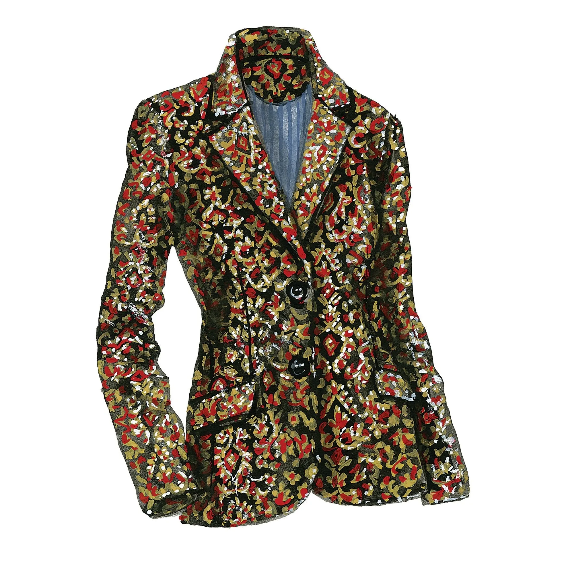 Jacquard Evening Blazer