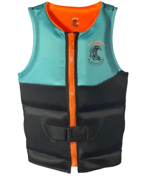 KGB Tempo Teen Vest - Neon Teal - 2023