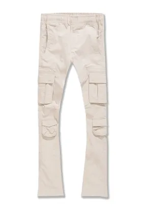 Kids Stacked Ventura Cargo Pants (Khaki)