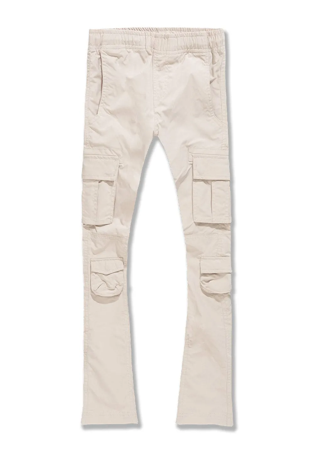 Kids Stacked Ventura Cargo Pants (Khaki)