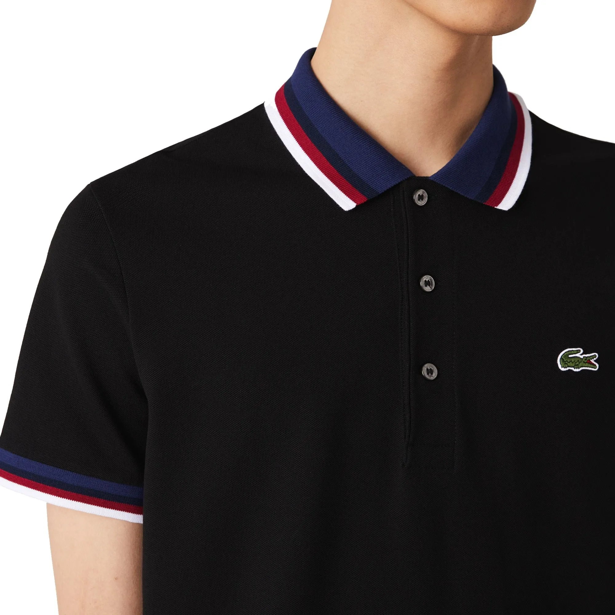 Lacoste PH3461 Contrast Collar Polo Shirt