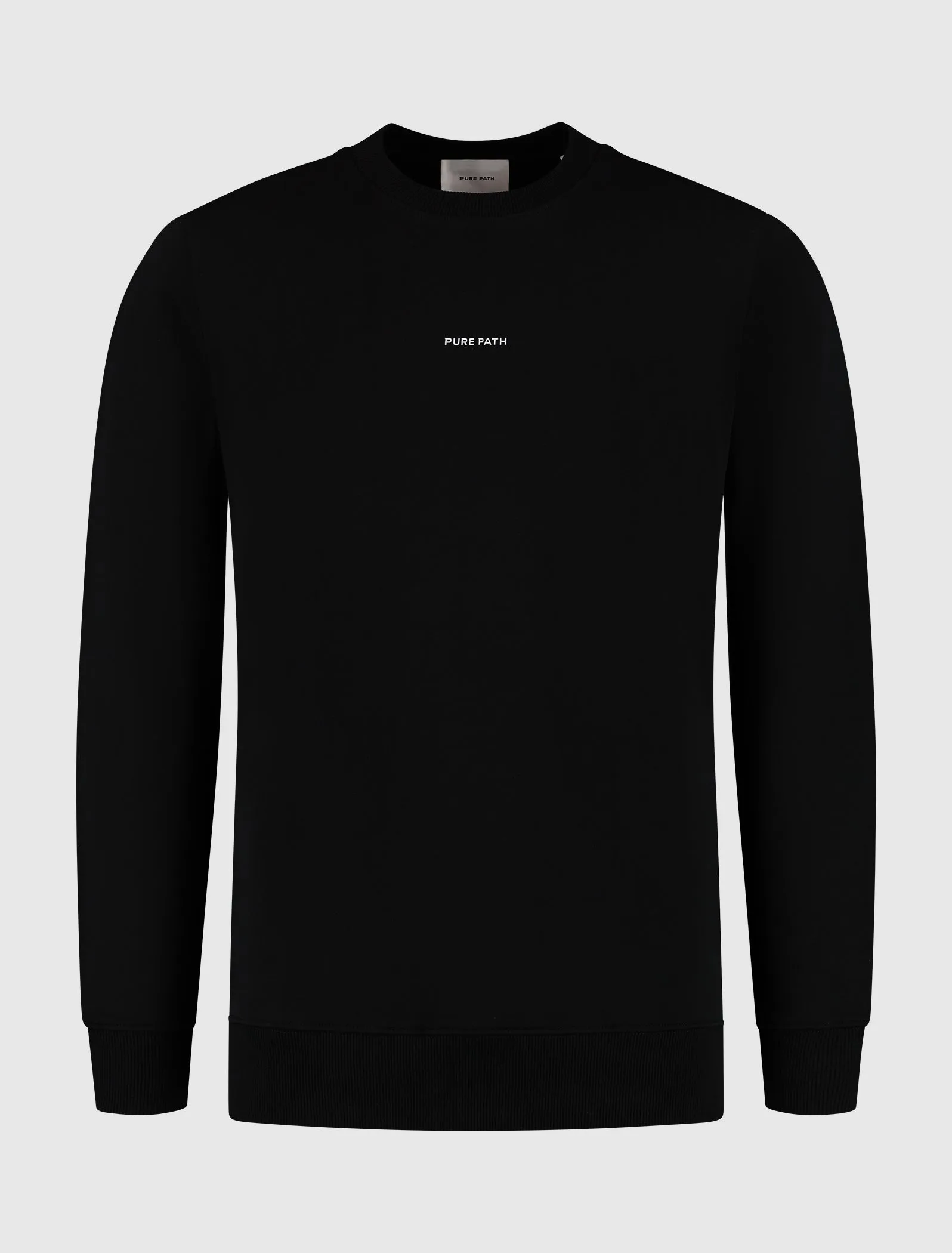 Liquid Metal Logo Sweater | Black