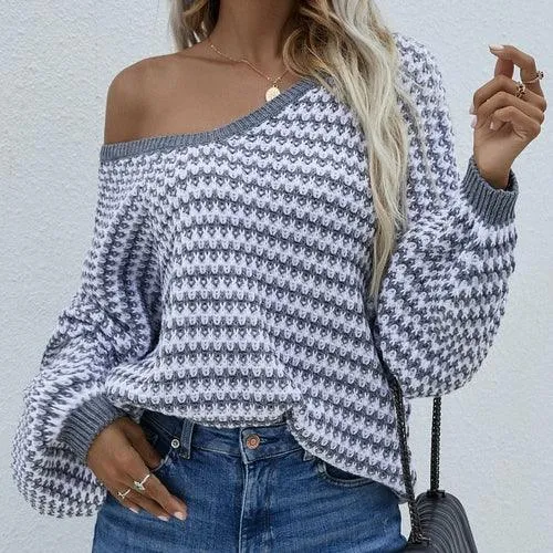 Long Sleeve Knitted Sweater