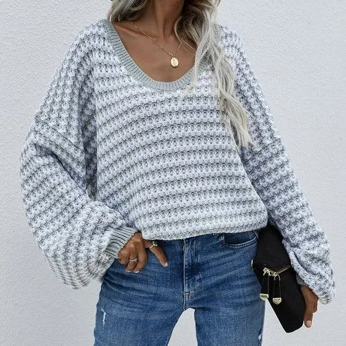 Long Sleeve Knitted Sweater