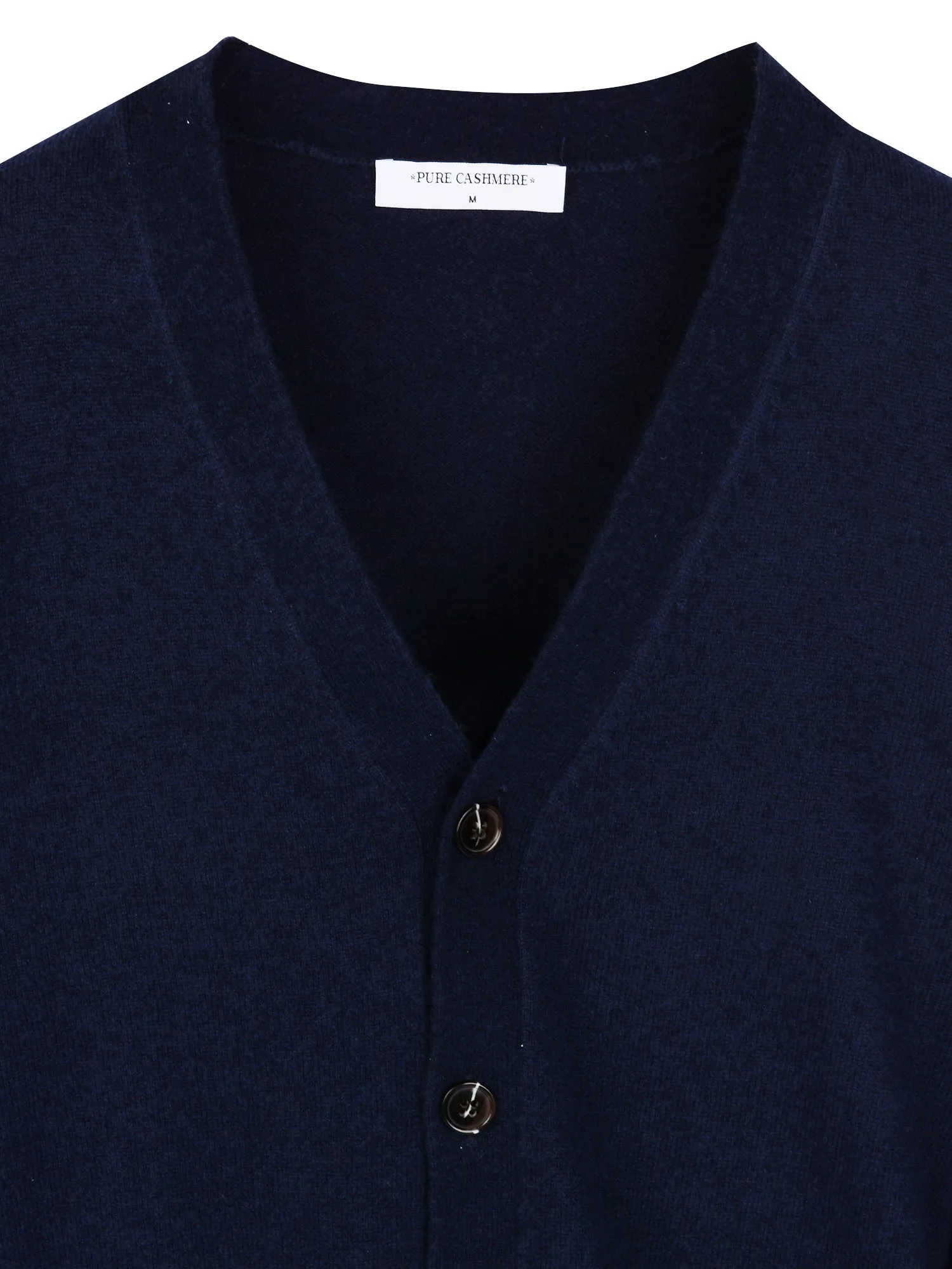 Men V-Neck Cardigan_Navy