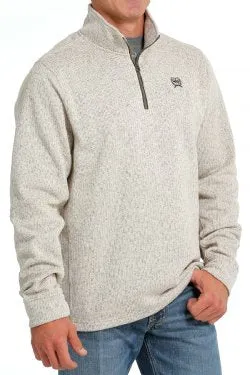 Men's Cinch 1/4 Zip Sweater Stone