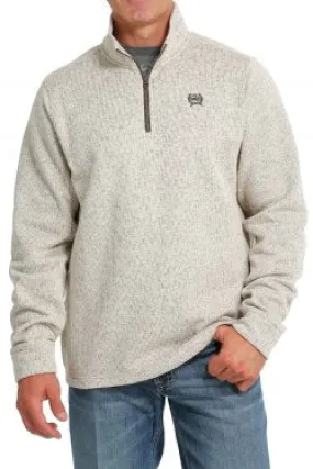 Men's Cinch 1/4 Zip Sweater Stone