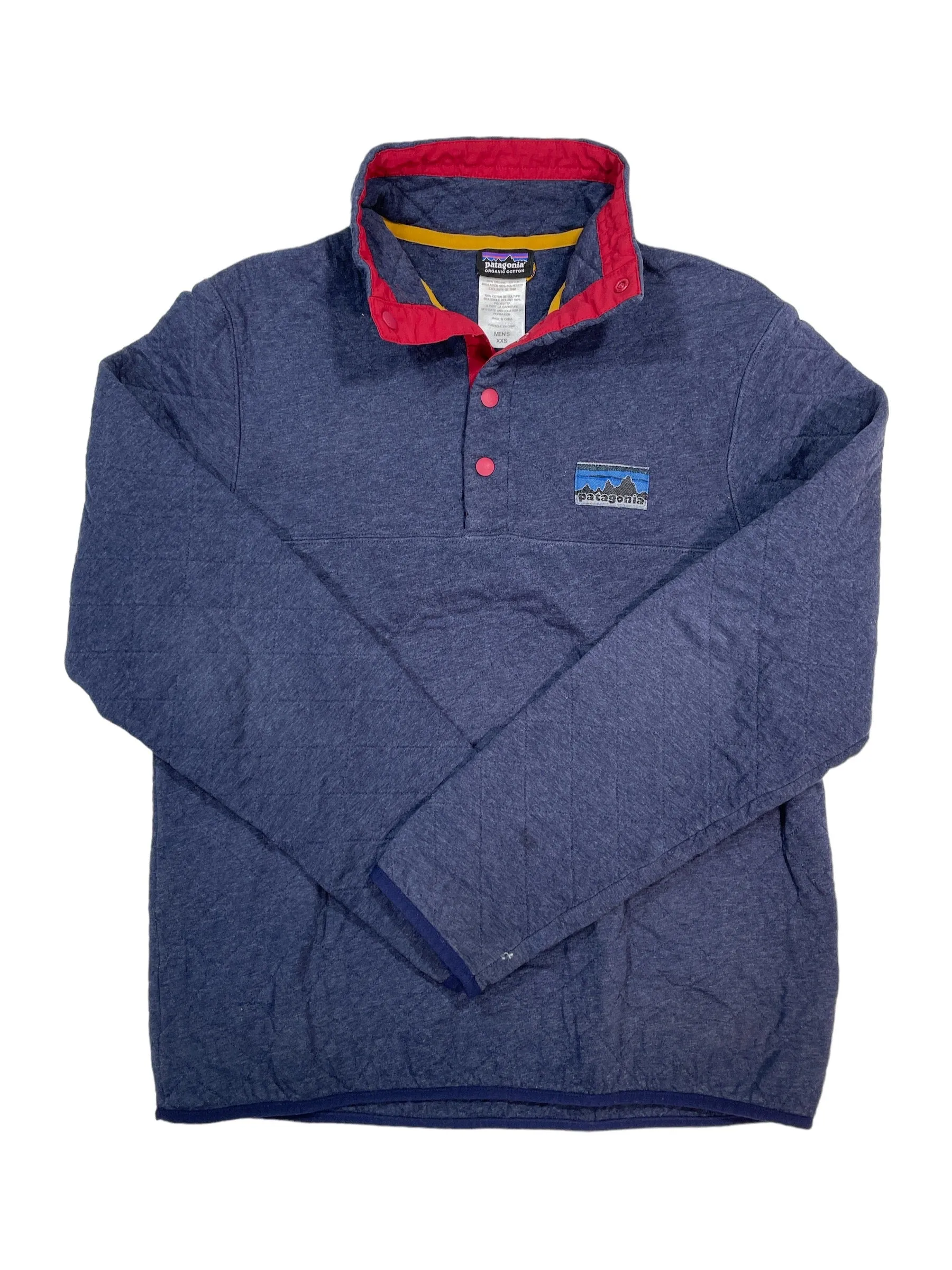 Mens Diamond Quilt Snap-T Pullover