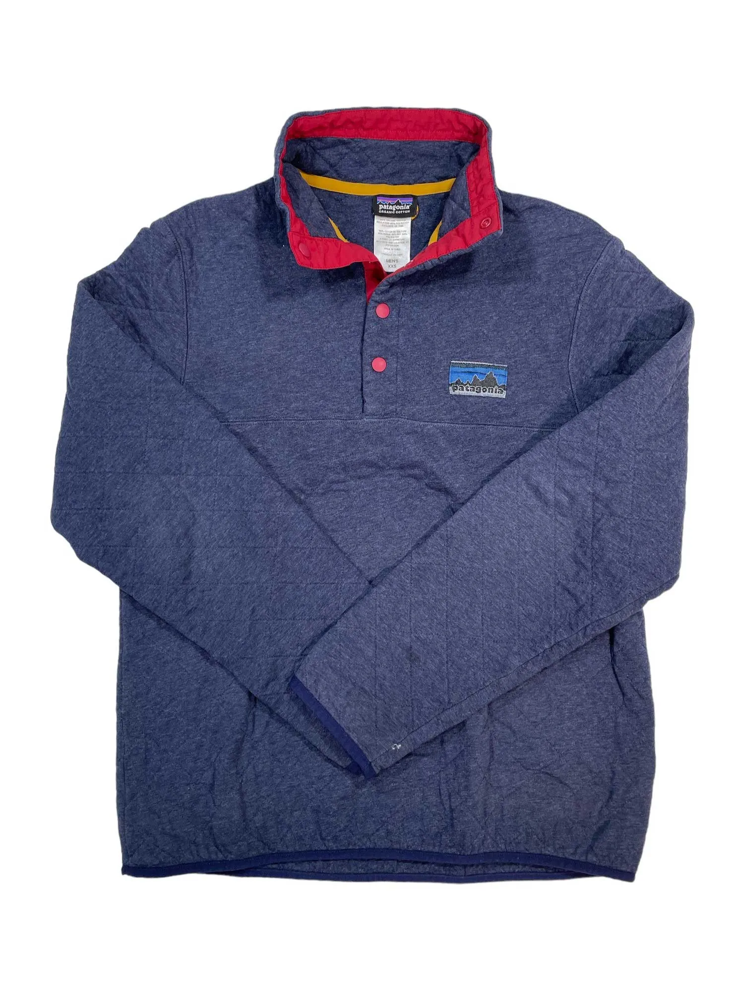 Mens Diamond Quilt Snap-T Pullover