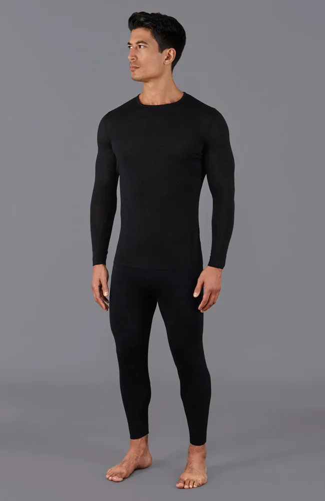 Mens Heavyweight Merino Activewear Thermal Bottoms