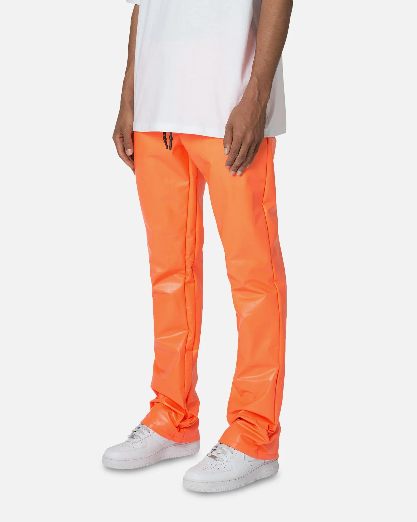 MNML Coated Skinny Sweatpants Orange