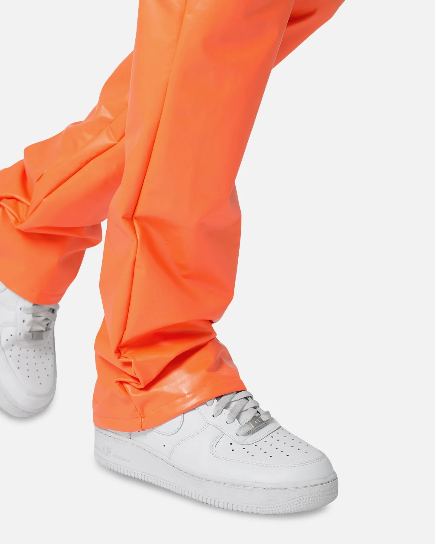 MNML Coated Skinny Sweatpants Orange