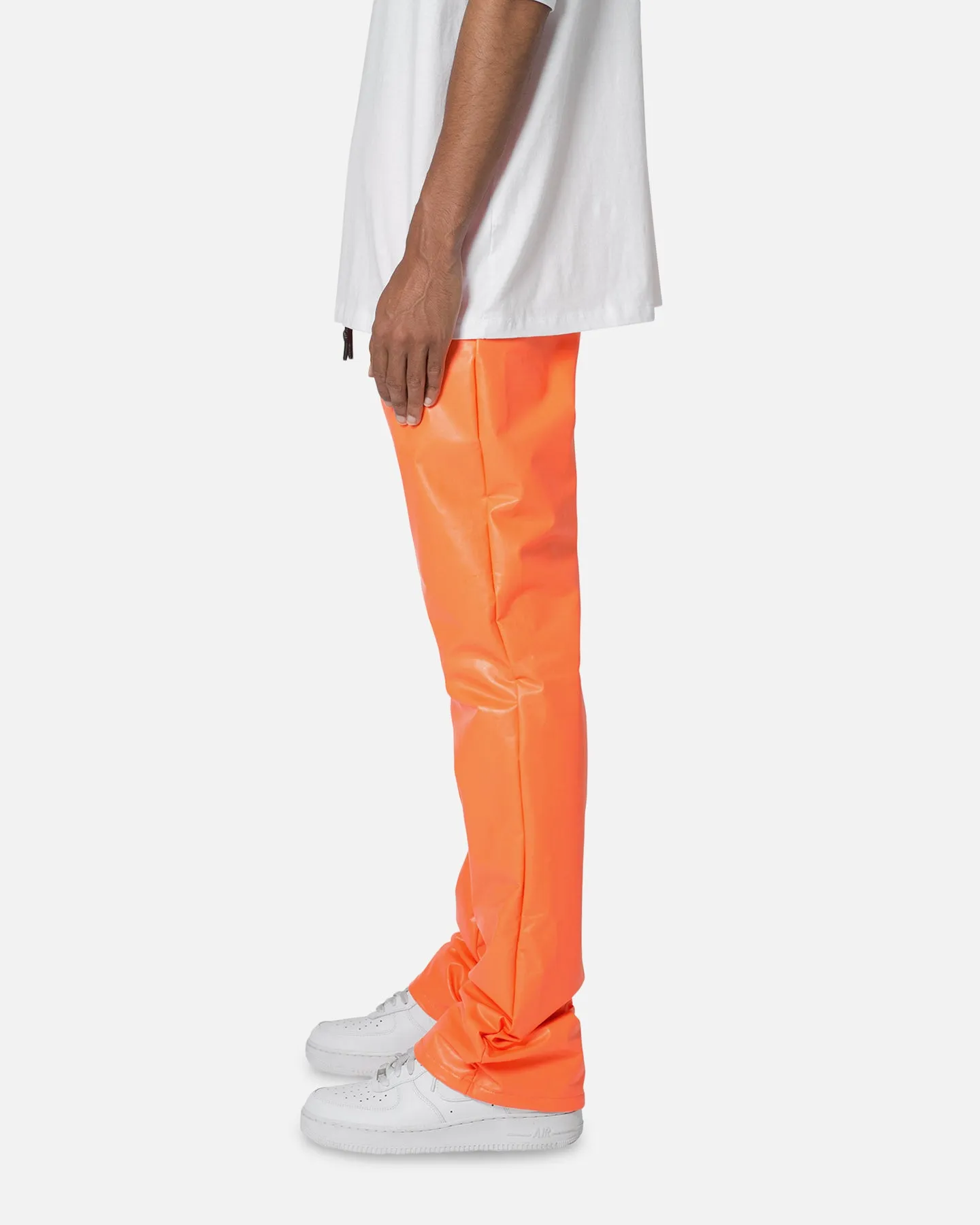 MNML Coated Skinny Sweatpants Orange