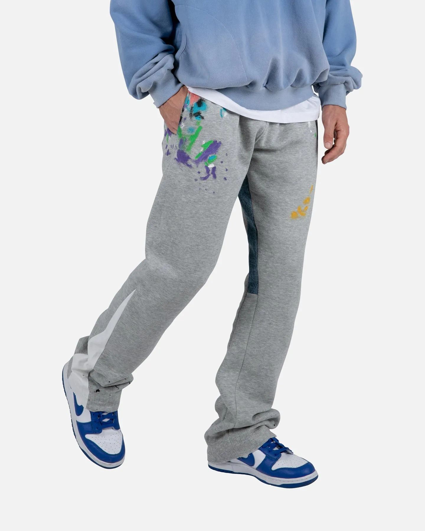 MNML Contrast Bootcut II Sweatpants Grey