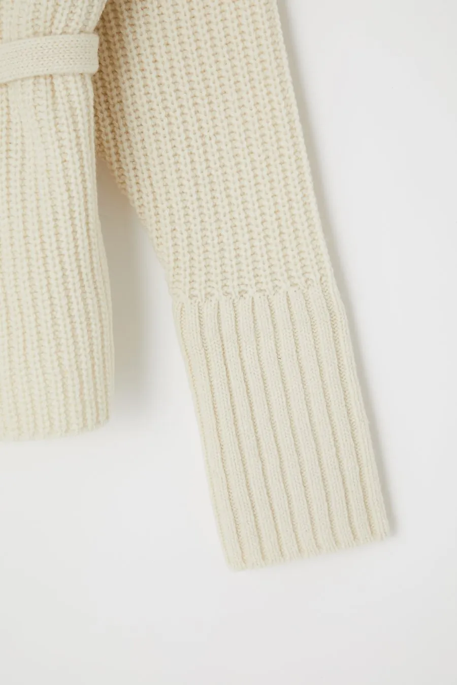 Moussy Denim - MV Short Knit Cardigan in Off White