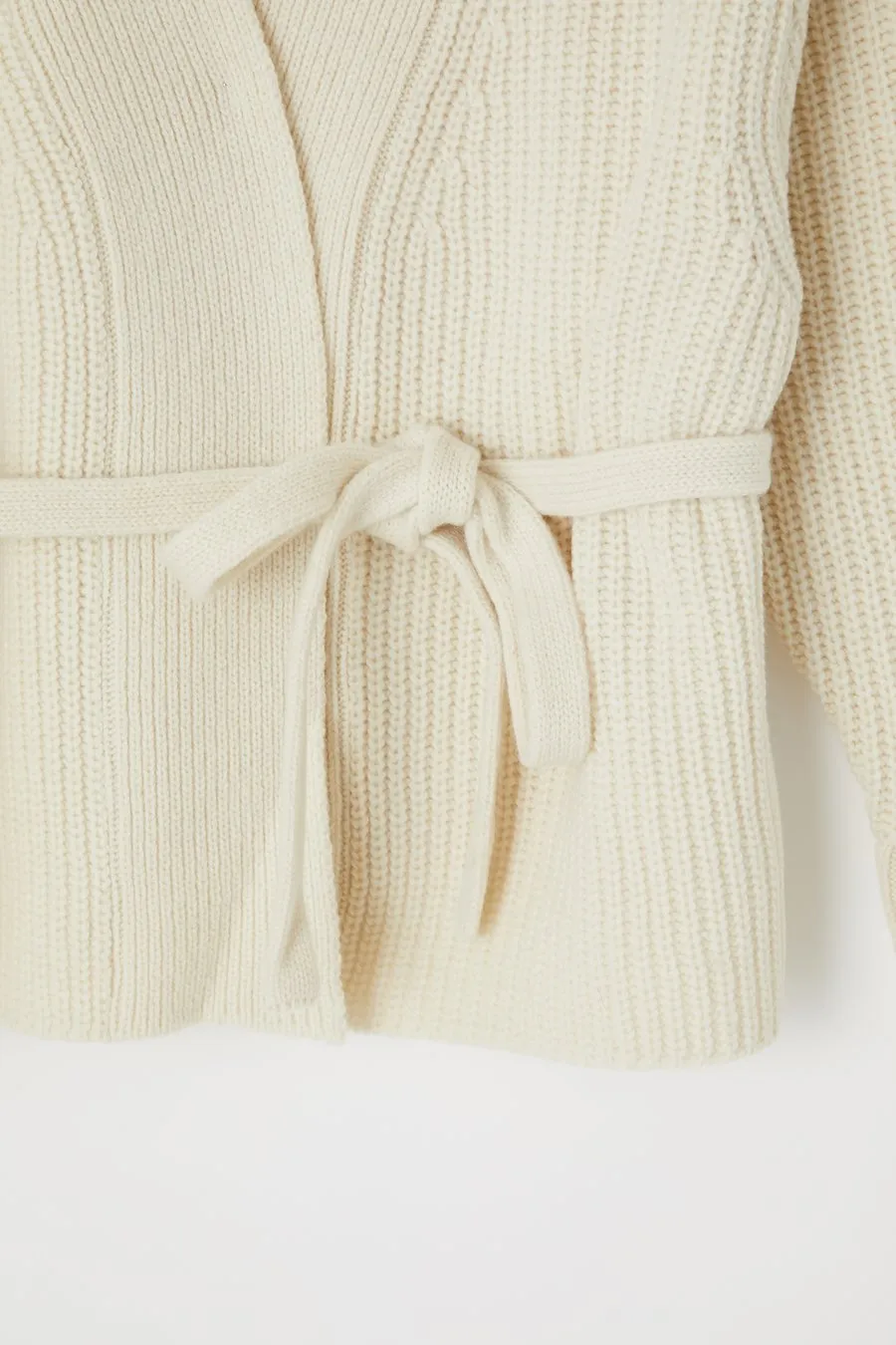 Moussy Denim - MV Short Knit Cardigan in Off White