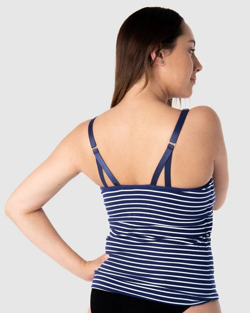 My Necessity Nursing Tank - Navy Stripe