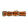 Myra Bag: "WHITZER HAND-TOOLED BEADED DOG COLLAR"