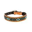 Myra Bag: "WHITZER HAND-TOOLED BEADED DOG COLLAR"