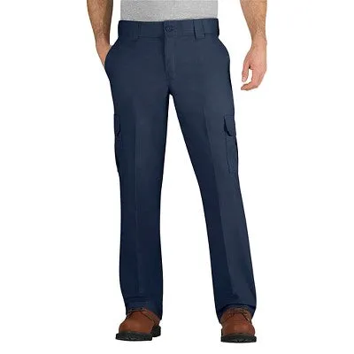 NEW - Dickies Men's FLEX Regular Fit Straight Leg Cargo Pants - Dark Navy 30x30