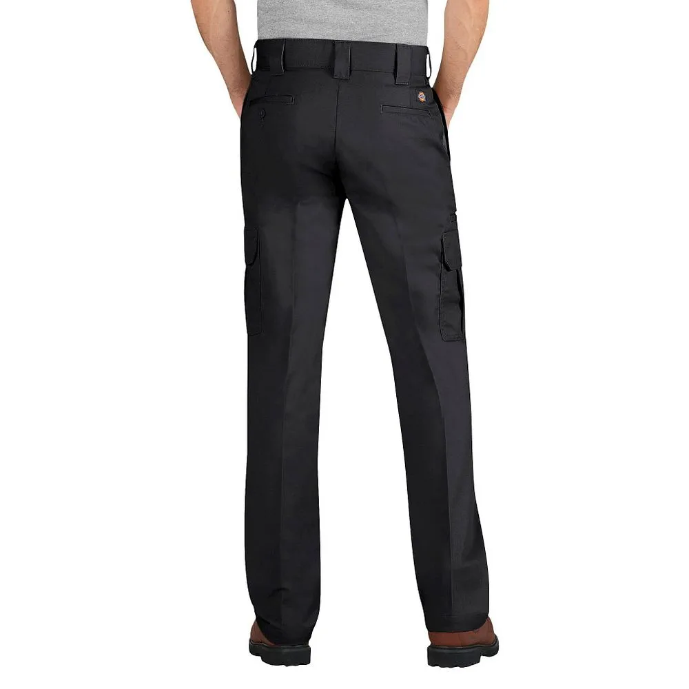 NEW - Dickies Men's FLEX Slim Fit Straight Leg Cargo Pants - Black 38X32