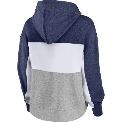 New - NCAA West Virginia Mountaineers Women's Color Block Hoodie - L