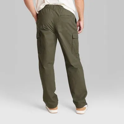 New - Original Use Men's Mid Rise Tapered Leg Ankle Pants Midweight Cargo