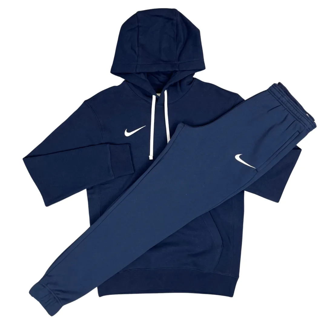 Nike Fleece Hoodie / Pants Tracksuit - Midnight Navy