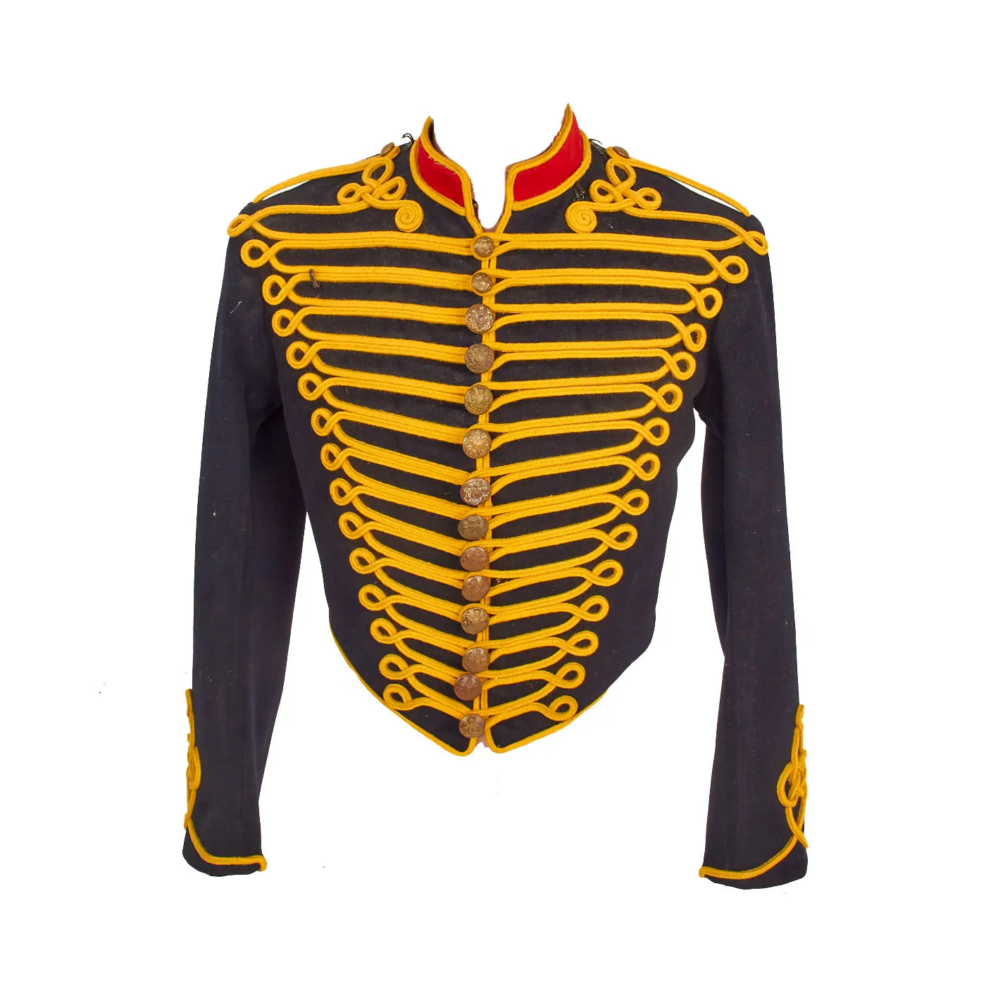 Original British Early 20th Century 3rd Hussars Uniform Set - Dolman Jacket and Trousers