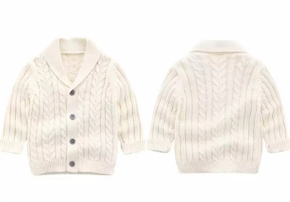 Oxford Baby Boys Cardigan , Cream