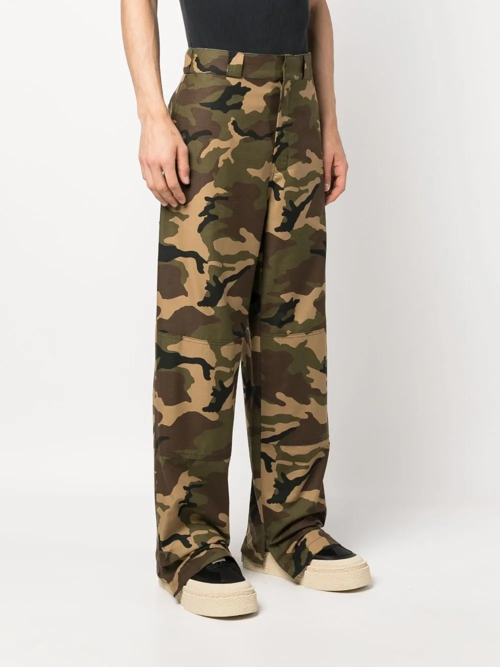 Palm Angels Trousers Green