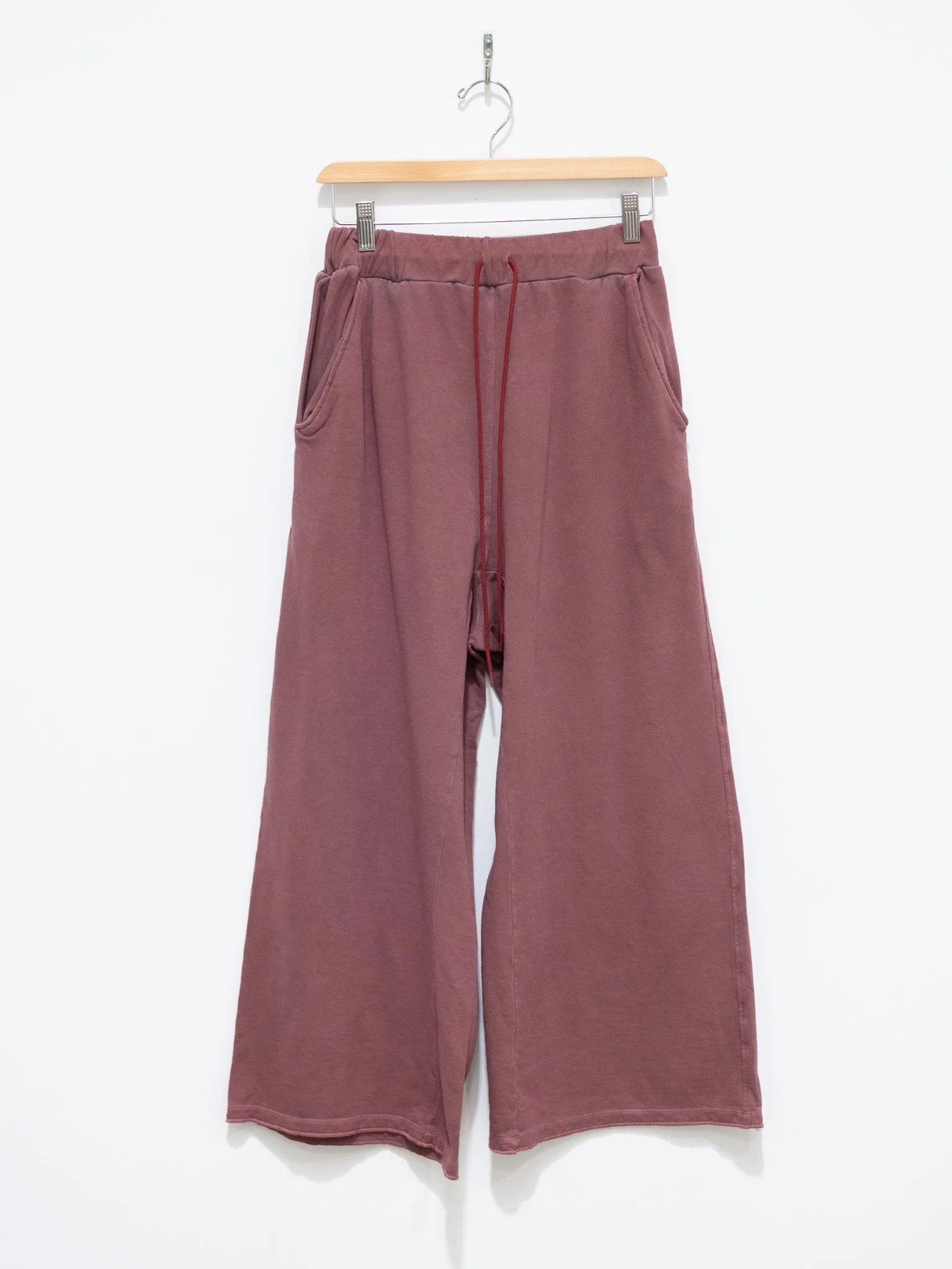 Pigment Dyed Sweatpants - Red