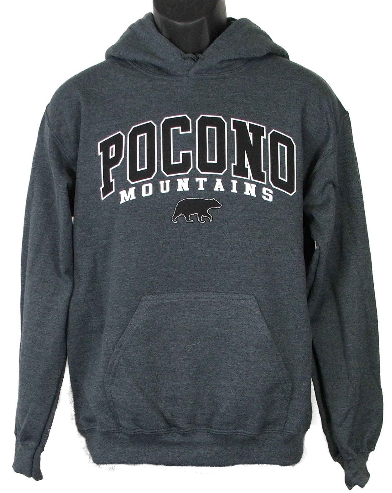 Pocono Mountains Hot Foil Transfer Bear Hoodie